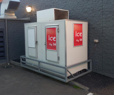 packaged ice industry retail freezer